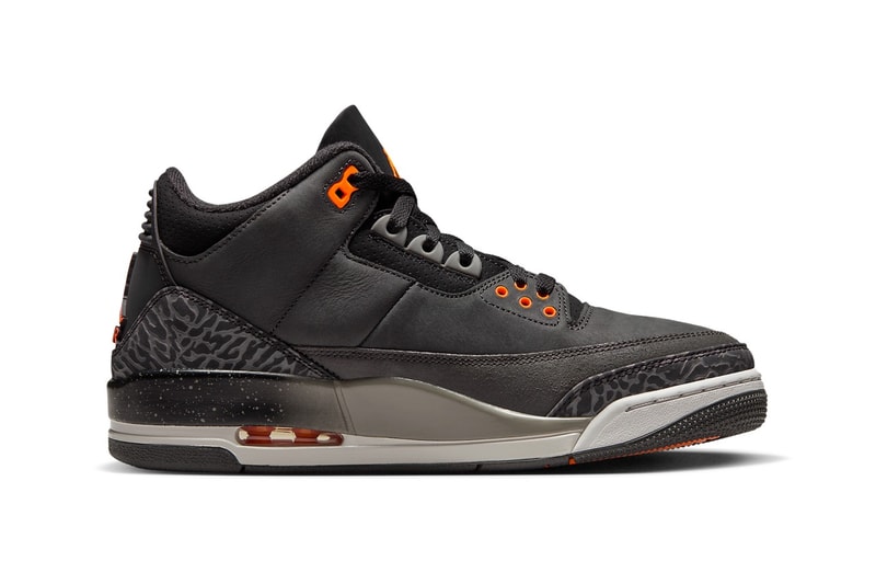 近賞 Air Jordan 3「Fear」復刻版本官方圖輯