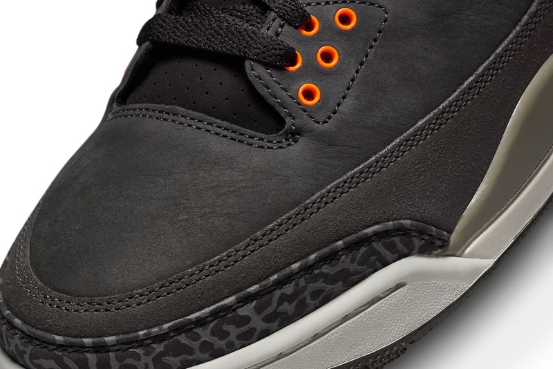 近賞 Air Jordan 3「Fear」復刻版本官方圖輯