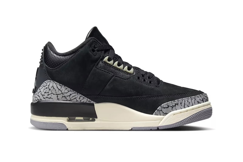Air Jordan 3 全新配色「Off Noir」官方圖輯、發售情報正式公開