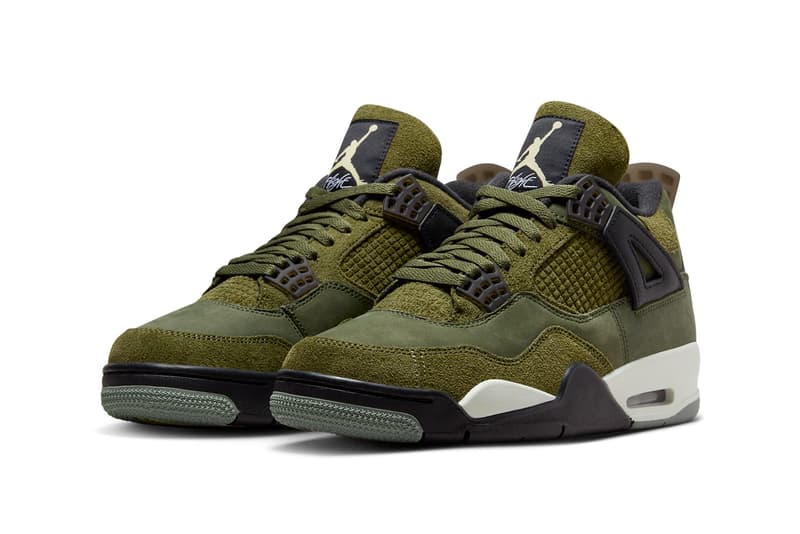 Air Jordan 4 Craft 最新配色「Medium Olive」官方圖輯、發售情報正式公開