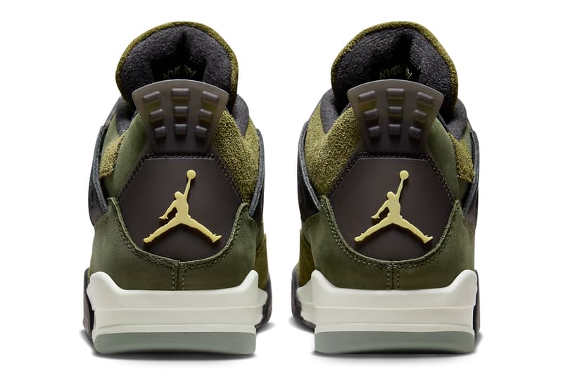 Air Jordan 4 Craft 最新配色「Medium Olive」官方圖輯、發售情報正式公開