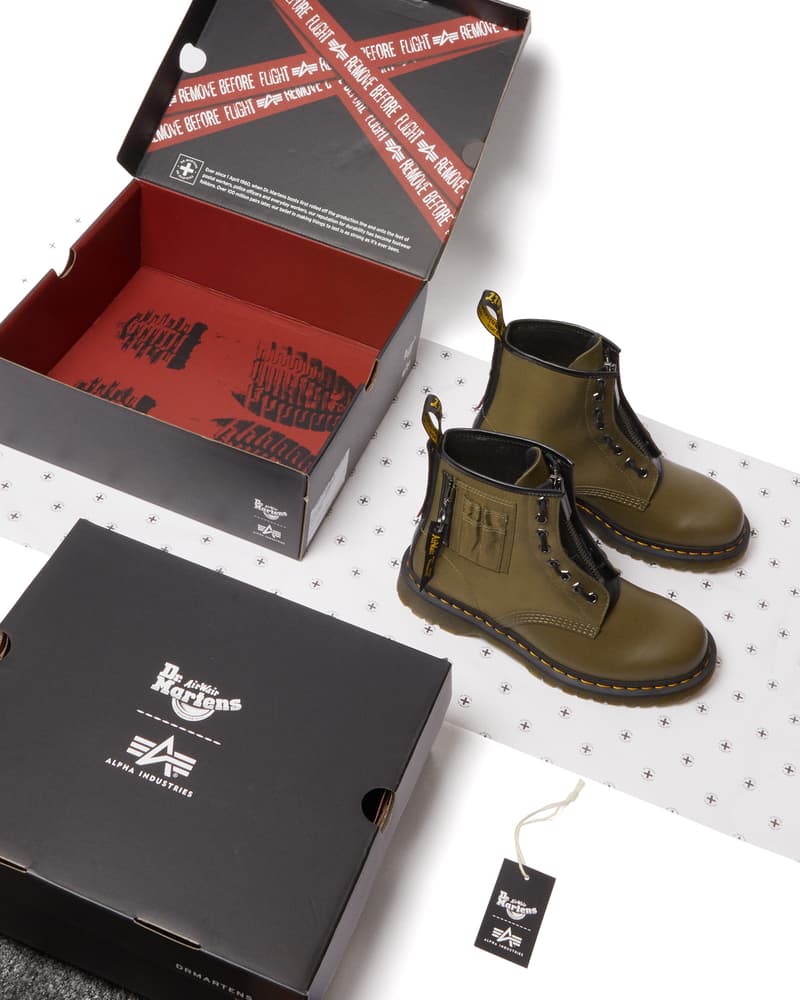 Dr. Martens 攜手 Alpha Industries 打造全新聯名鞋款