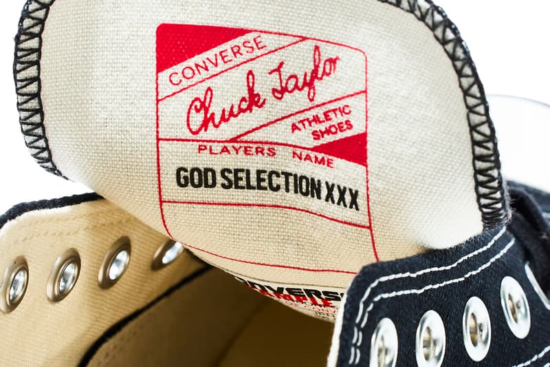 GOD SELECTION XXX x Converse Addict 最新聯乘鞋款發佈