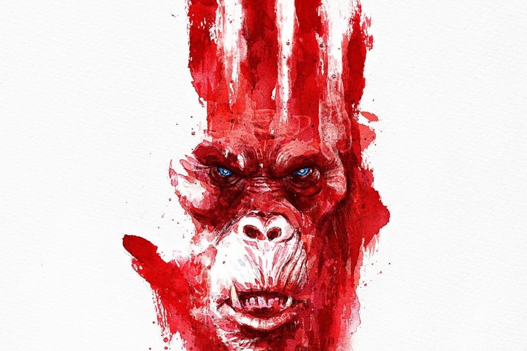 怪獸宇宙最新續集電影《哥吉拉大戰金剛:新帝國》首張宣傳海報正式曝光