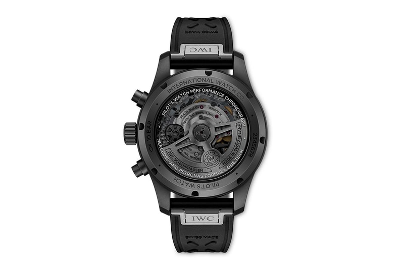 IWC 攜手 Mercedes-AMG Formula 1 車隊合作打造最新高性能計時錶款