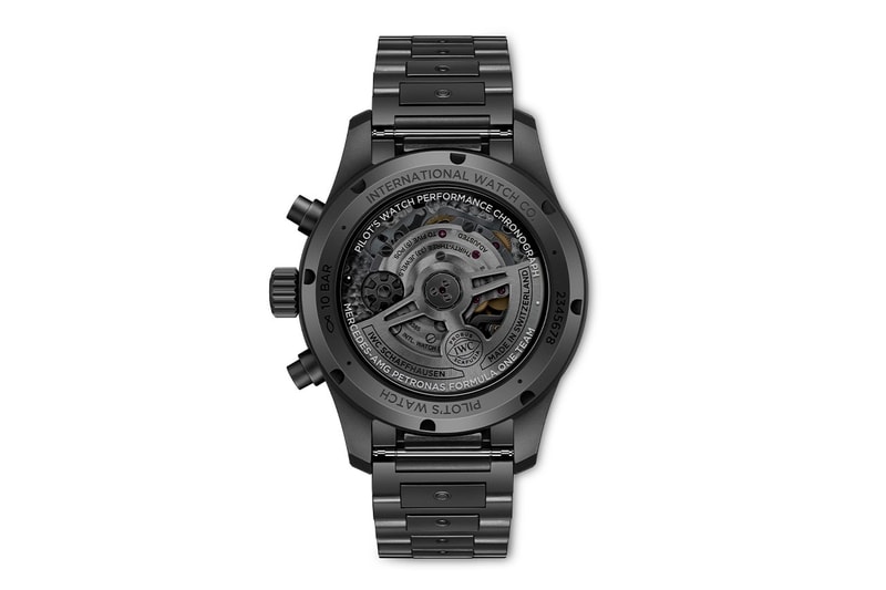 IWC 攜手 Mercedes-AMG Formula 1 車隊合作打造最新高性能計時錶款