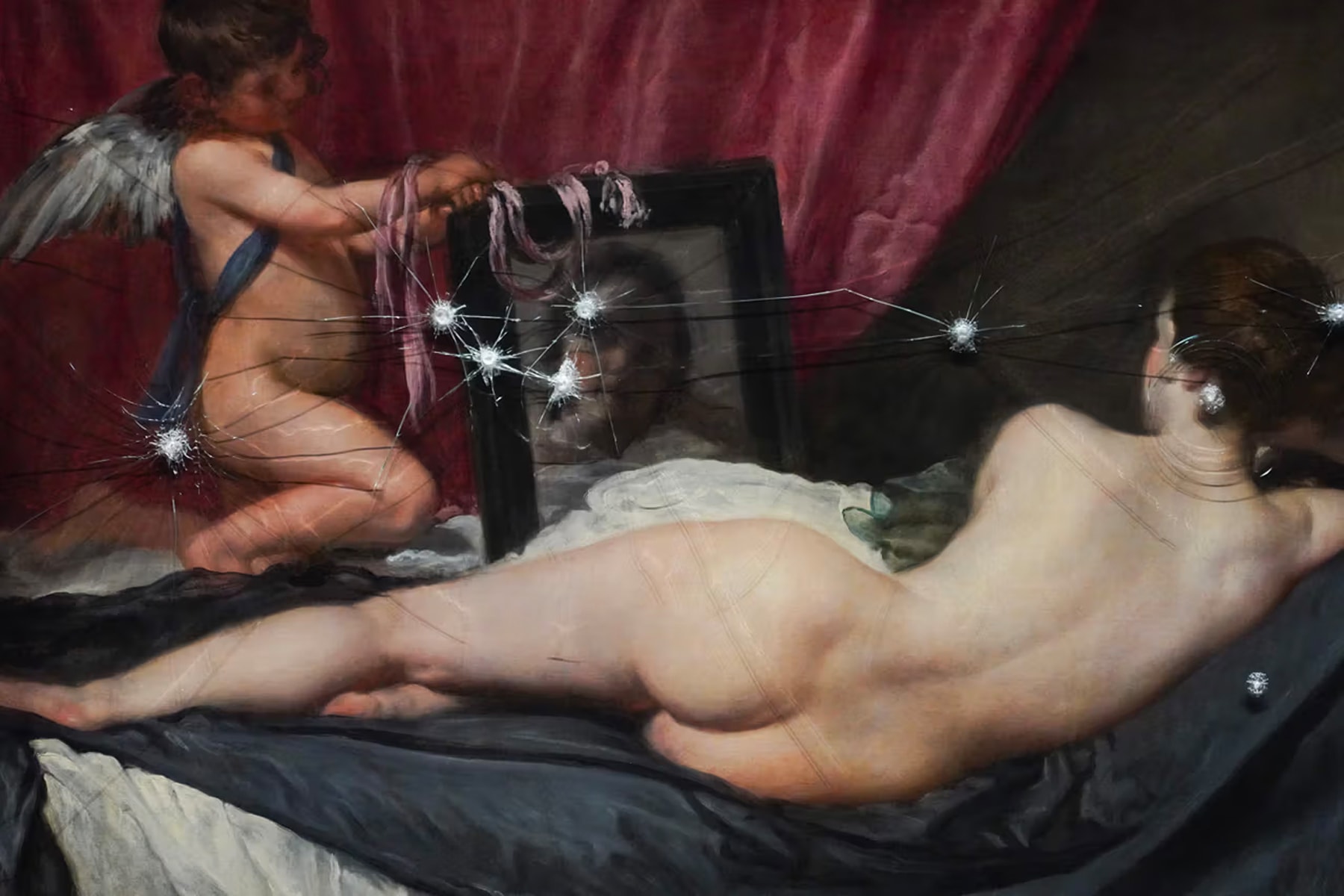 環保團體人士擊碎 Diego Velázquez 畫作《The Toilet of Venus》護層玻璃