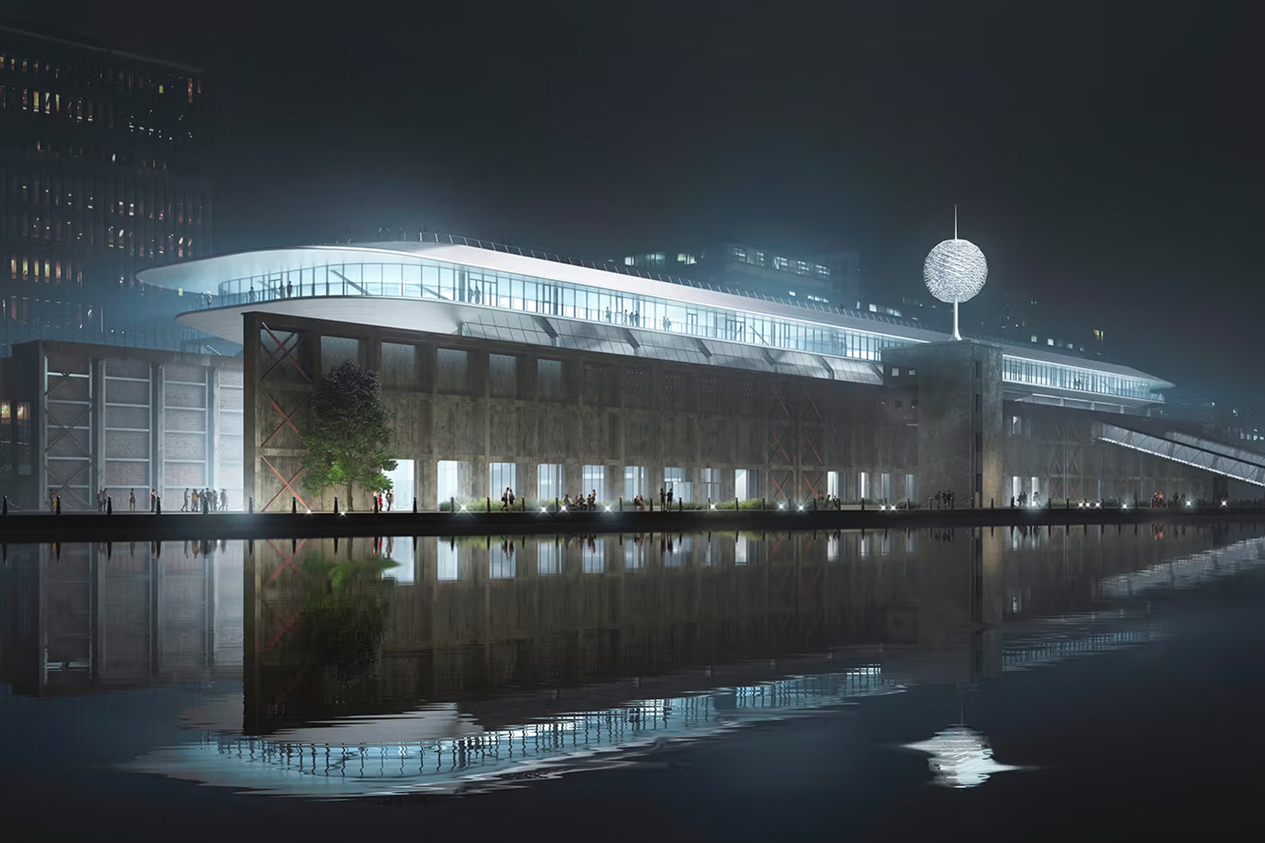 北京建築事務所 MAD 設想於工廠頂部建造未來風格漂浮方舟