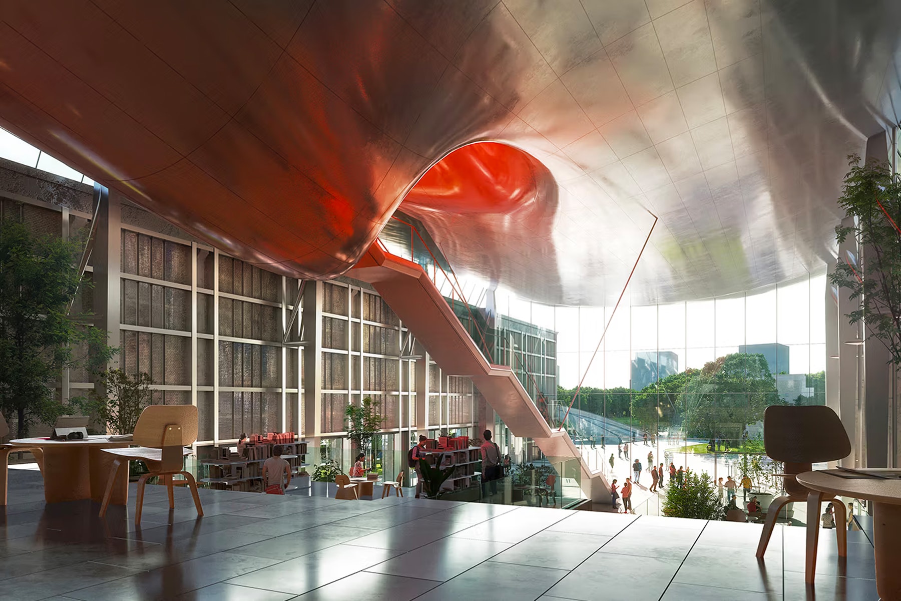 北京建築事務所 MAD 設想於工廠頂部建造未來風格漂浮方舟