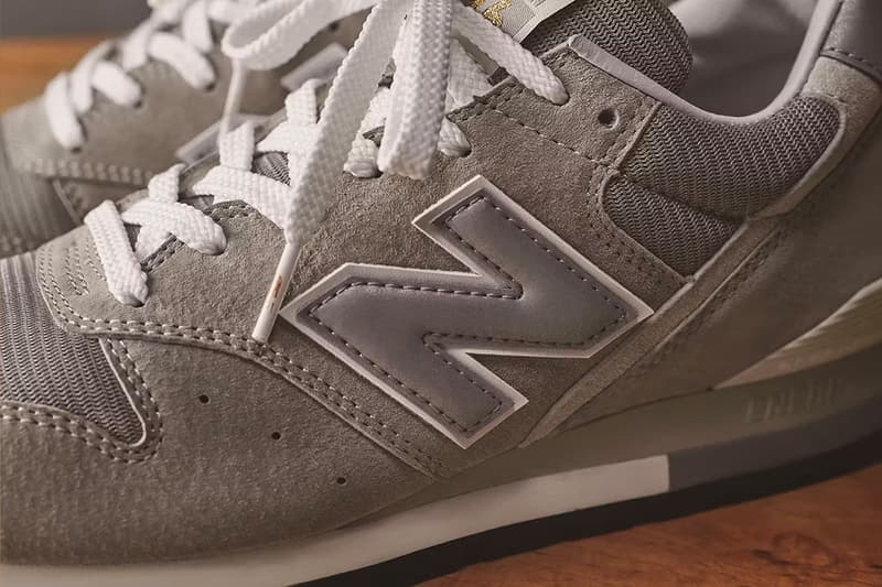 New Balance 正式推出日本製頂級皮革別注款式 M996 Made in Japan「Grey」