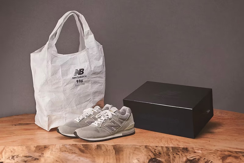 New Balance 正式推出日本製頂級皮革別注款式 M996 Made in Japan「Grey」
