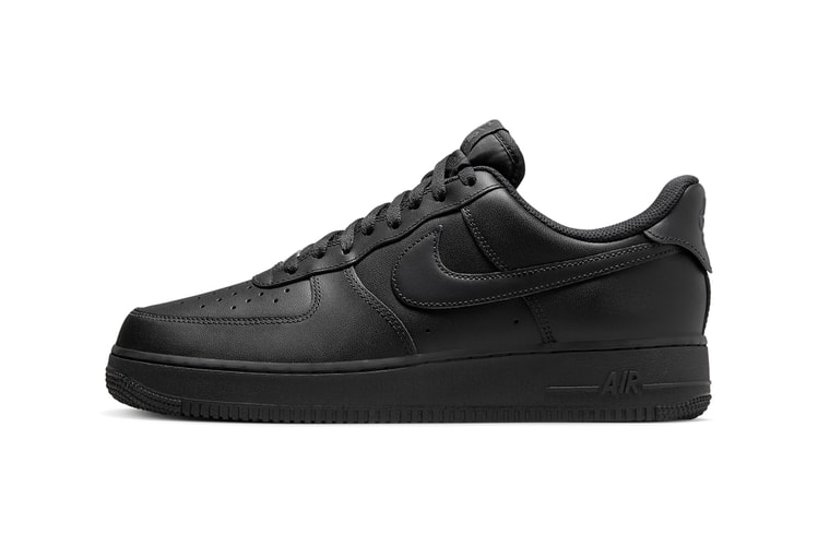 率先近賞 Nike Air Force 1 Low EasyOn「快穿鞋款」全黑版本