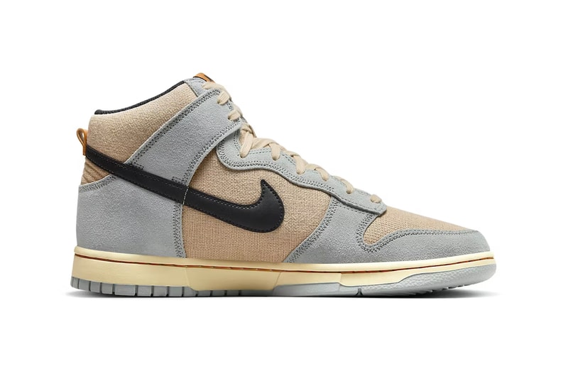 Nike Dunk High SE 全新配色「Hemp Hoops」麻布迭代正式登場