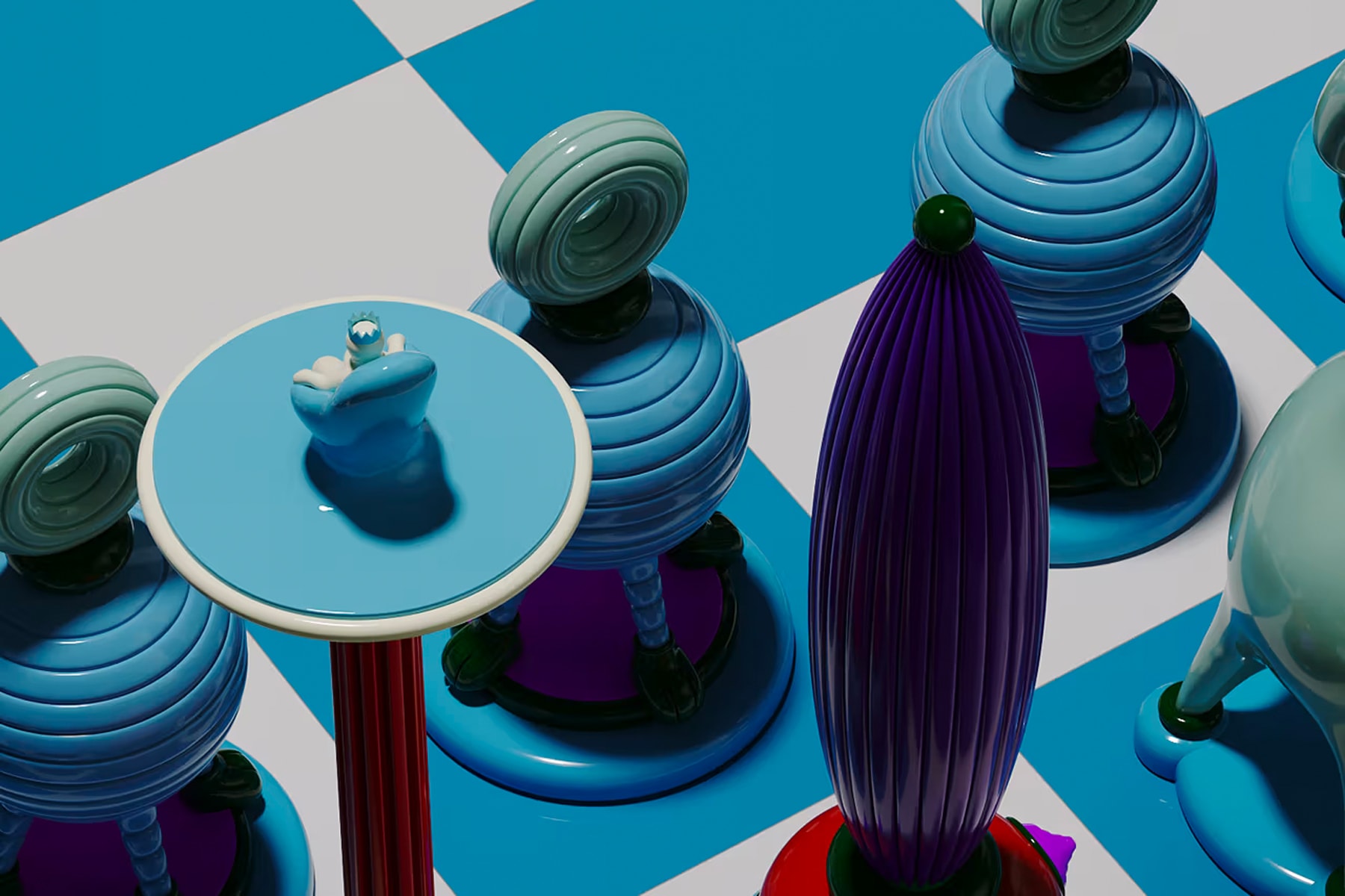 紐約藝術家 Taras Yoom 正式推出全新西洋棋套組「Another Kingdom : Light Stage」