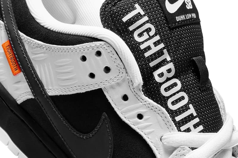 TIGHTBOOTH x Nike SB Dunk Low Pro「Black and White」正式登場