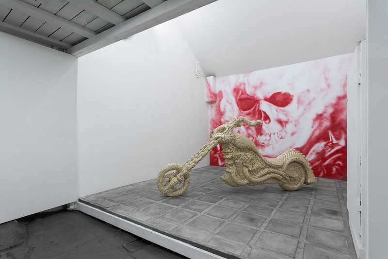 藝術家 Yan Posadsky 使用 5 萬支火柴打造《惡靈戰警 Ghost Rider》骷髏重型機車