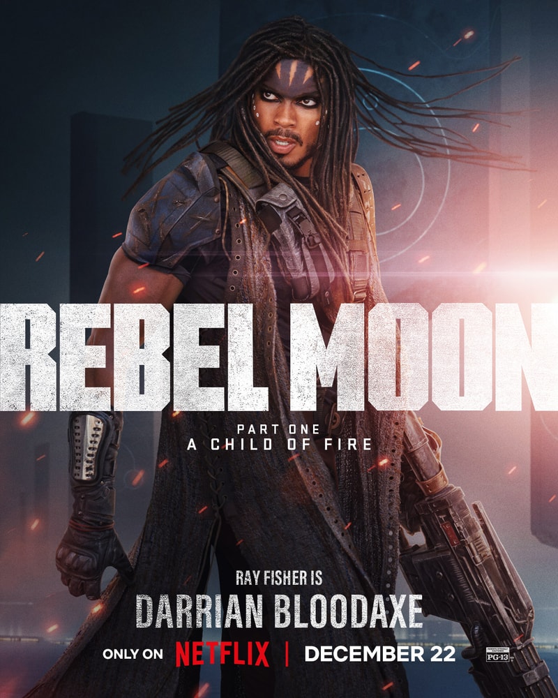 Netflix 最新科幻史詩電影《Rebel Moon — 第 1 部：火之女》釋出多張角色海報