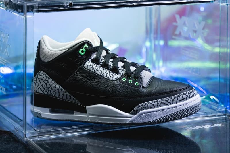 率先近賞 Air Jordan 3 全新配色「Green Glow」