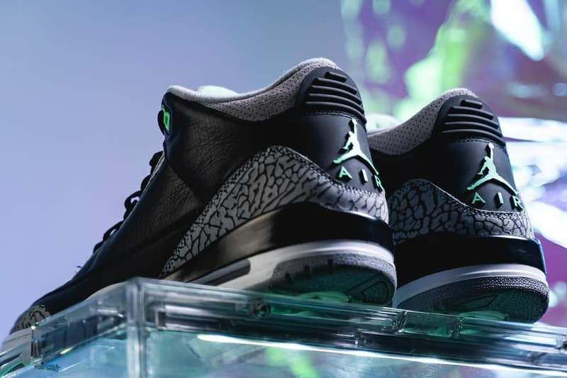 率先近賞 Air Jordan 3 全新配色「Green Glow」