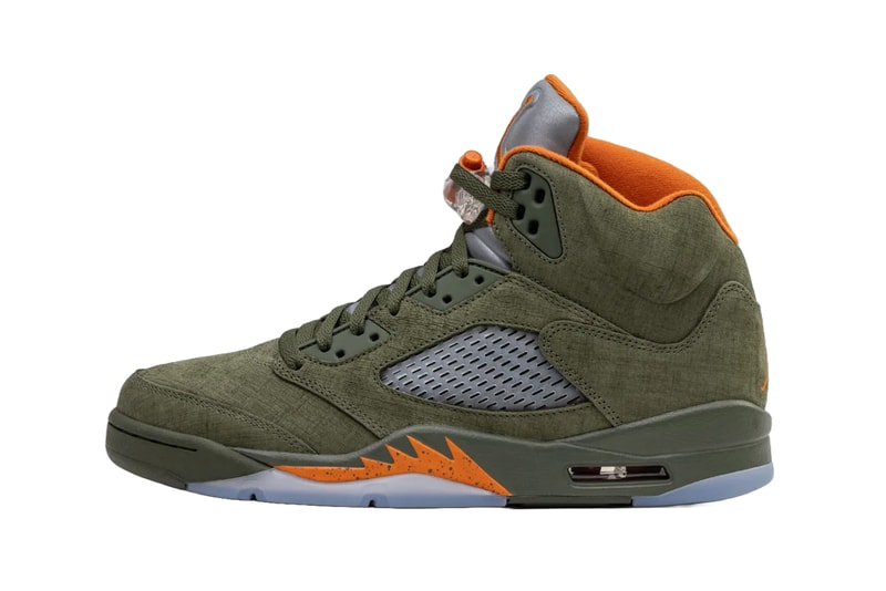 Air Jordan 5 最新配色「Olive」官方圖輯、發售情報率先曝光