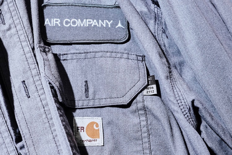 科學單位 Aircompany 曝光飾有 Carhartt Logo 工作服