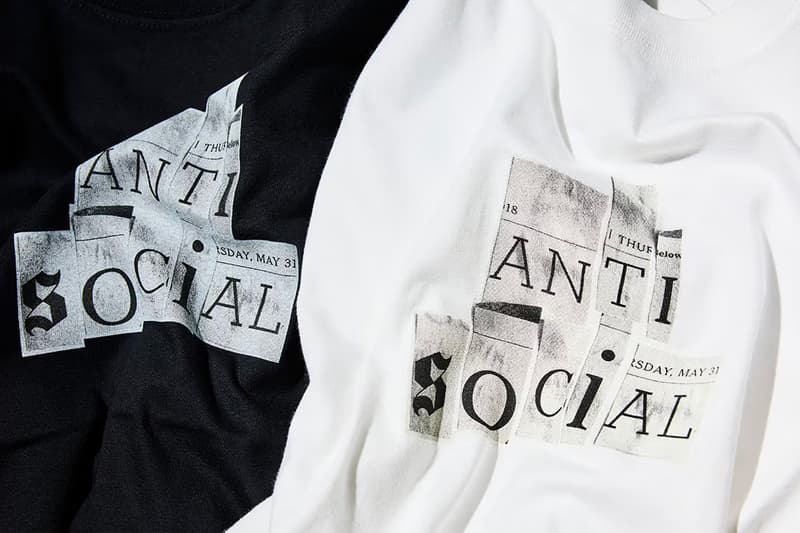 fragment design x Anti Social Social Club x WEEKEND 最新聯名系列發佈