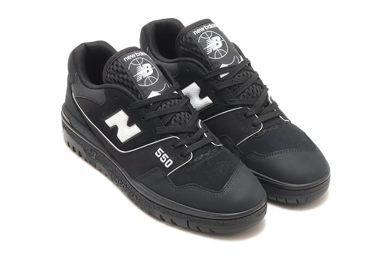 黑魂歸來，atmos x New Balance 550「Back in Black」正式發售