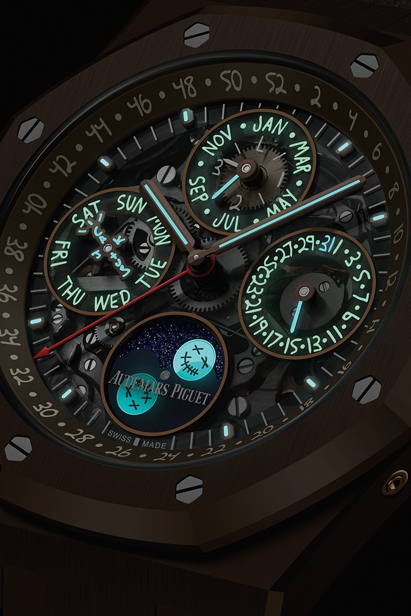 Audemars Piguet 攜手 Travis Scott 推出全新限量 Royal Oak 萬年曆聯名錶款