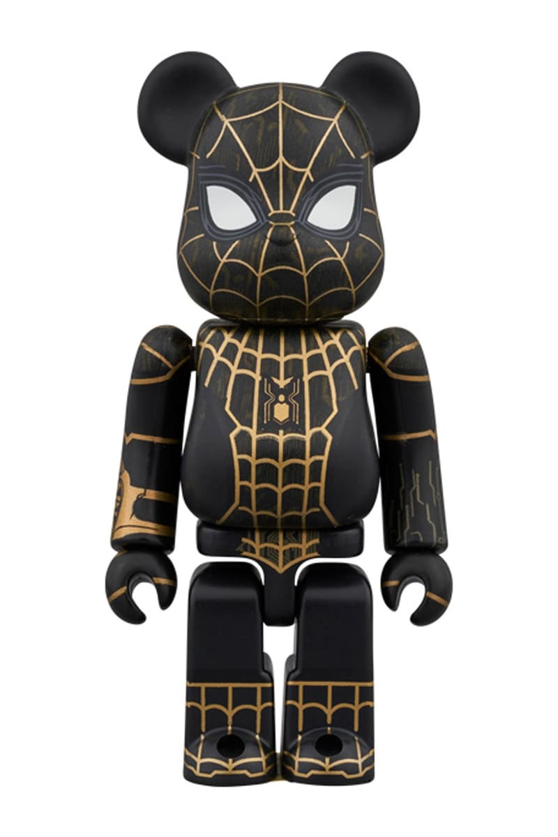 Medicom Toy 全新 BE@RBRICK「SPIDER-MAN BLACK & GOLD SUIT」系列公仔正式登場