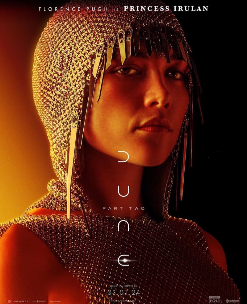 科幻續集大片《沙丘：第二部 Dune: Part Two》最新電影角色海報正式出爐