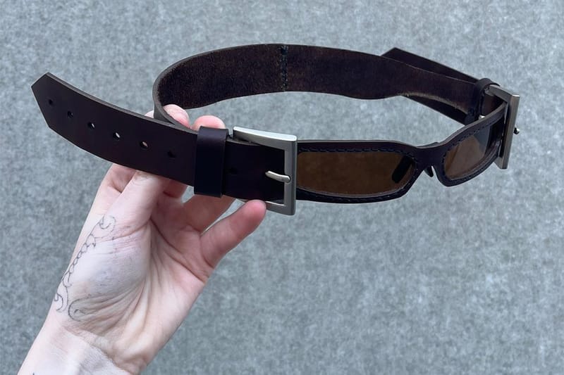 近賞 Hellcat Eyewear 專為 Travis Scott 設計之「皮帶」造型墨鏡