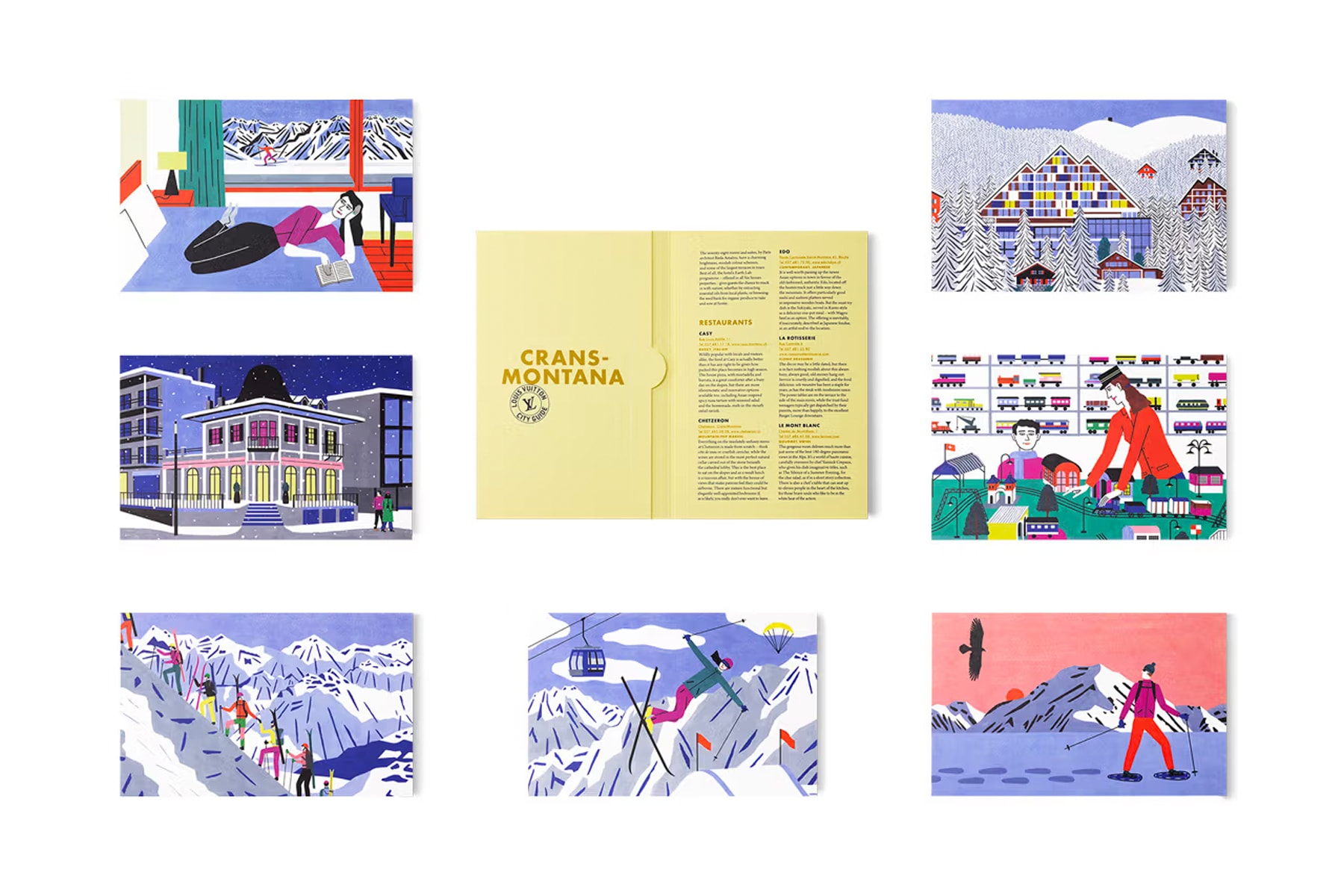Louis Vuitton 正式推出全新城市指南書籍套裝《Winter Resorts City Guide Box Set》