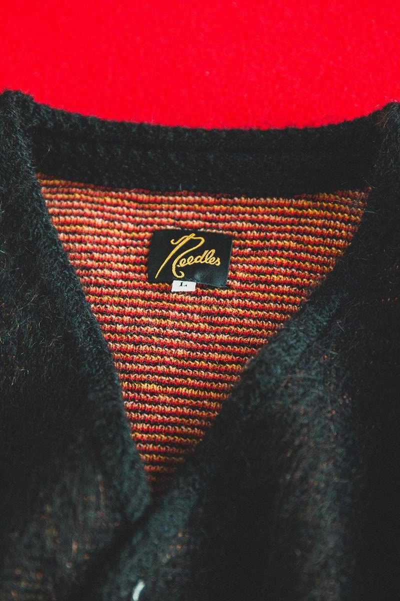 Needles 攜手 BEAMS 推出全新 Mohair 開襟衫