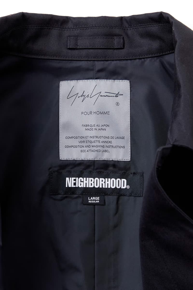 NEIGHBORHOOD x Yohji Yamamoto POUR HOMME 最新聯名系列發佈