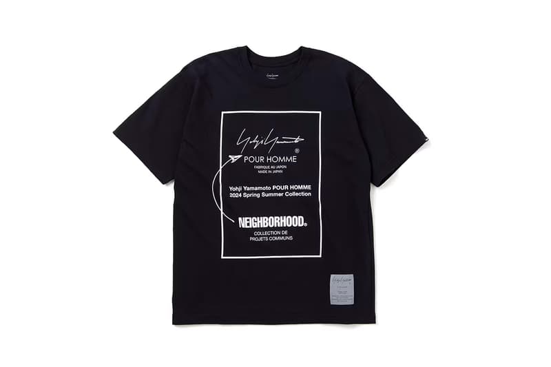 NEIGHBORHOOD x Yohji Yamamoto POUR HOMME 最新聯名系列發佈