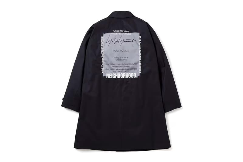 NEIGHBORHOOD x Yohji Yamamoto POUR HOMME 最新聯名系列發佈