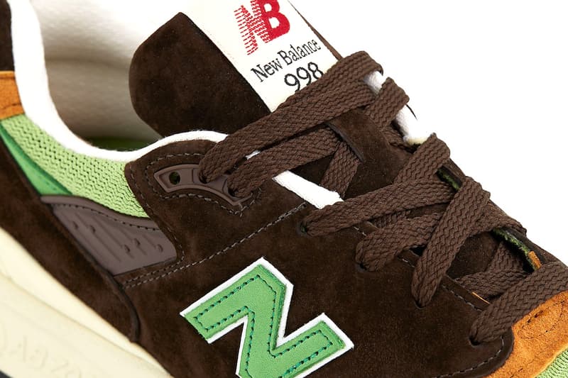 New Balance 998 MADE in USA 推出全新配色「Brown/Green」