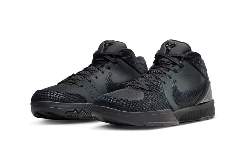 近賞 Nike Kobe 4 Protro 全新配色「Black Mamba」官方圖輯