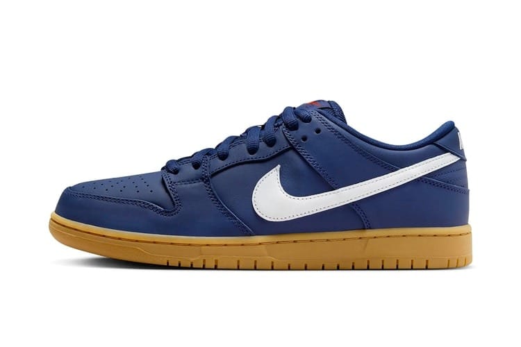 近賞 Nike SB Orange Label Dunk Low 全新配色「Navy Gum」官方圖輯