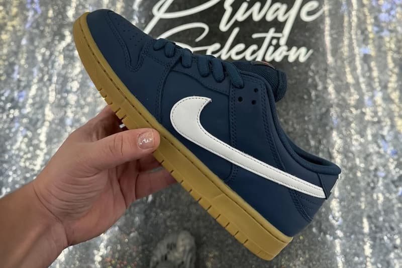 率先近賞 Nike SB Orange Label Dunk Low 全新配色「Navy/Gum」