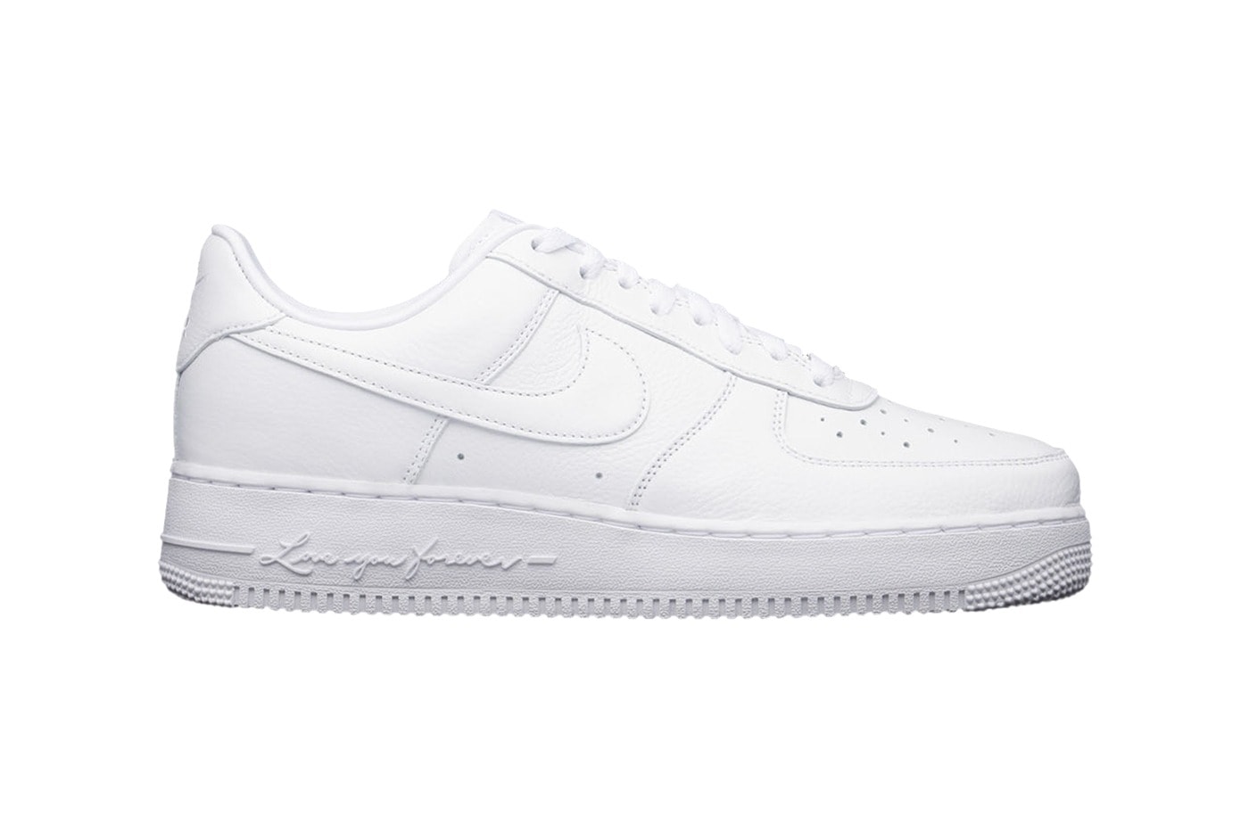 NOCTA x Nike Air Force 1 Low 全新聯名鞋款「Love You Forever」正式登場