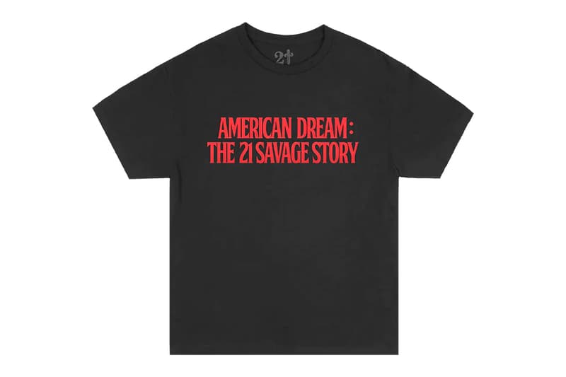 21 Savage 新專輯《American Dream》周邊商品發布 