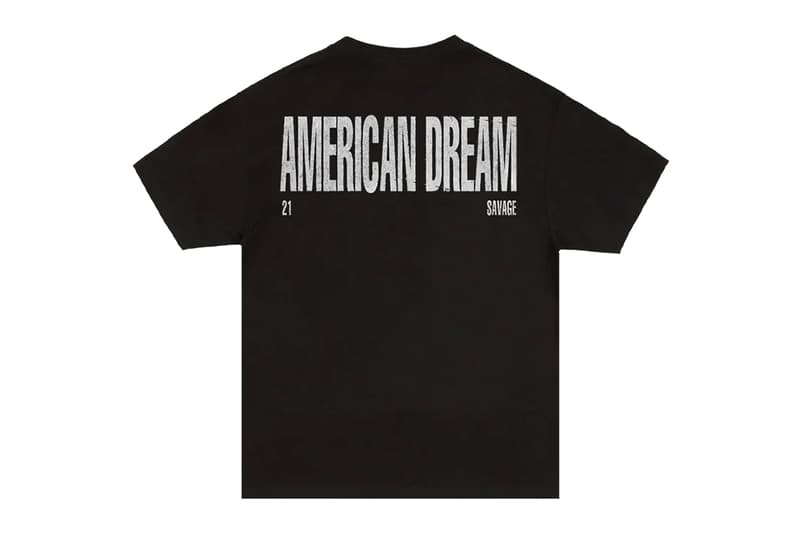 21 Savage 新專輯《American Dream》周邊商品發布 