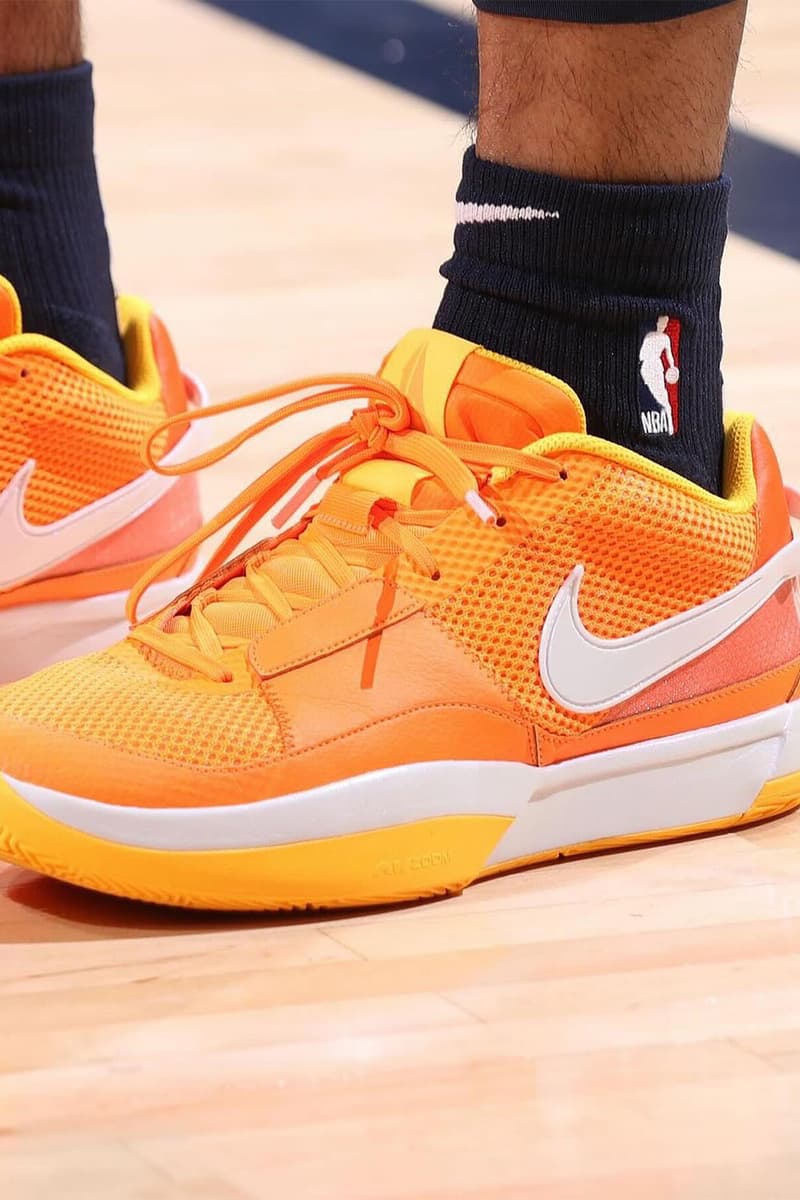 Ja Morant 穿著 Nike Ja 1 全新配色爆扣 Victor Wembanyama