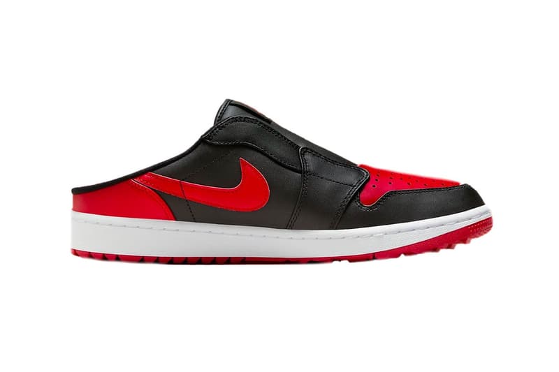 率先近賞 Air Jordan 1 Golf Mule 全新配色「Bred」