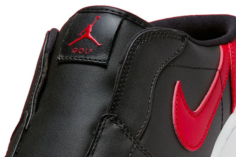 率先近賞 Air Jordan 1 Golf Mule 全新配色「Bred」