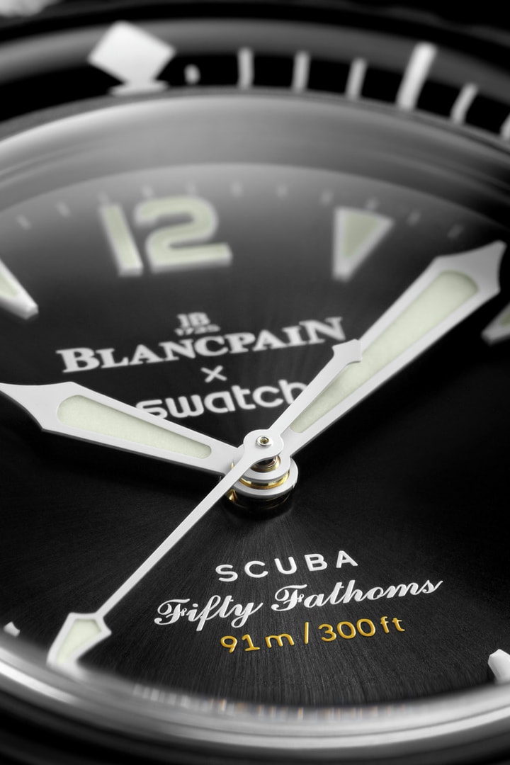 Blancpain x Swatch Bioceramic Scuba Fifty Fathoms 聯乘新作「OCEAN OF STORMS」登場