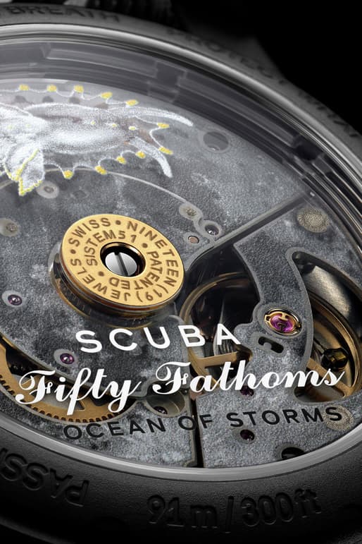 Blancpain x Swatch Bioceramic Scuba Fifty Fathoms 聯乘新作「OCEAN OF STORMS」登場