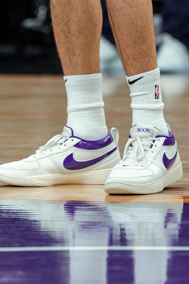 Devin Booker 親自曝光 Nike Book 1 PE 全新配色「Metallic Purple」