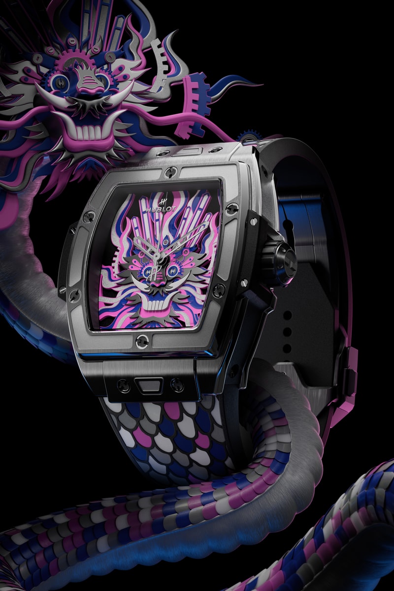 HUBLOT「Spirit of Big Bang」系列新作甲辰龍年鈦金腕錶登場